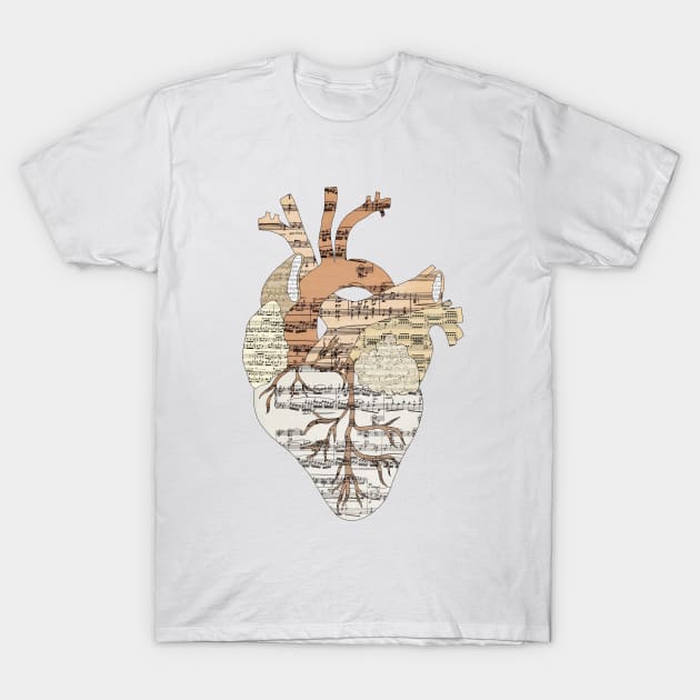The Sound Of My Heart T-Shirt by BiancaGreen